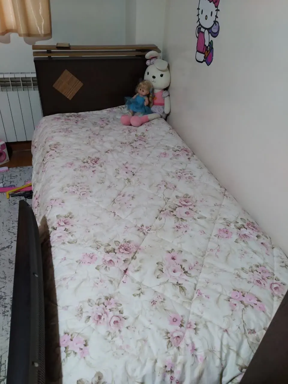 ی تخت یک نفره بدون کشو وتشک