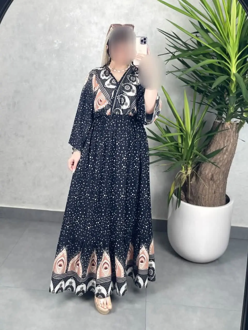 🛍نام: پیراهن ساحلی طاووس🍃