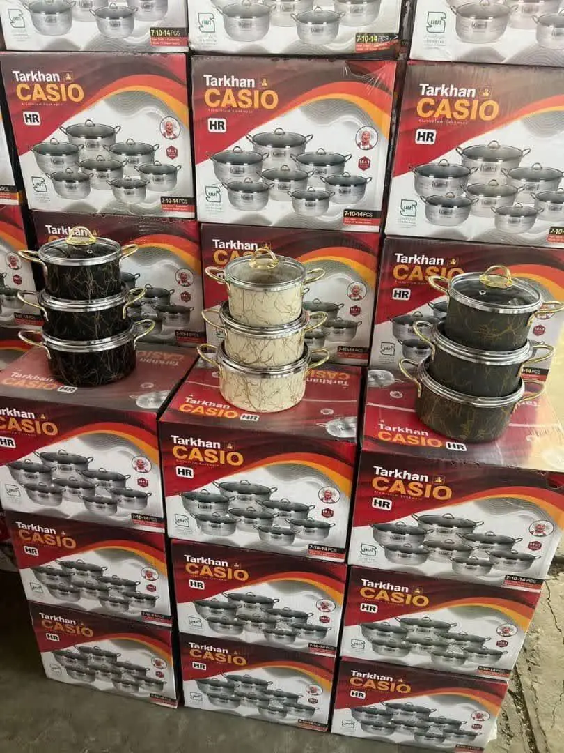 ✅#سه_قابلمه_طرح_ماربل_طرخان😍
