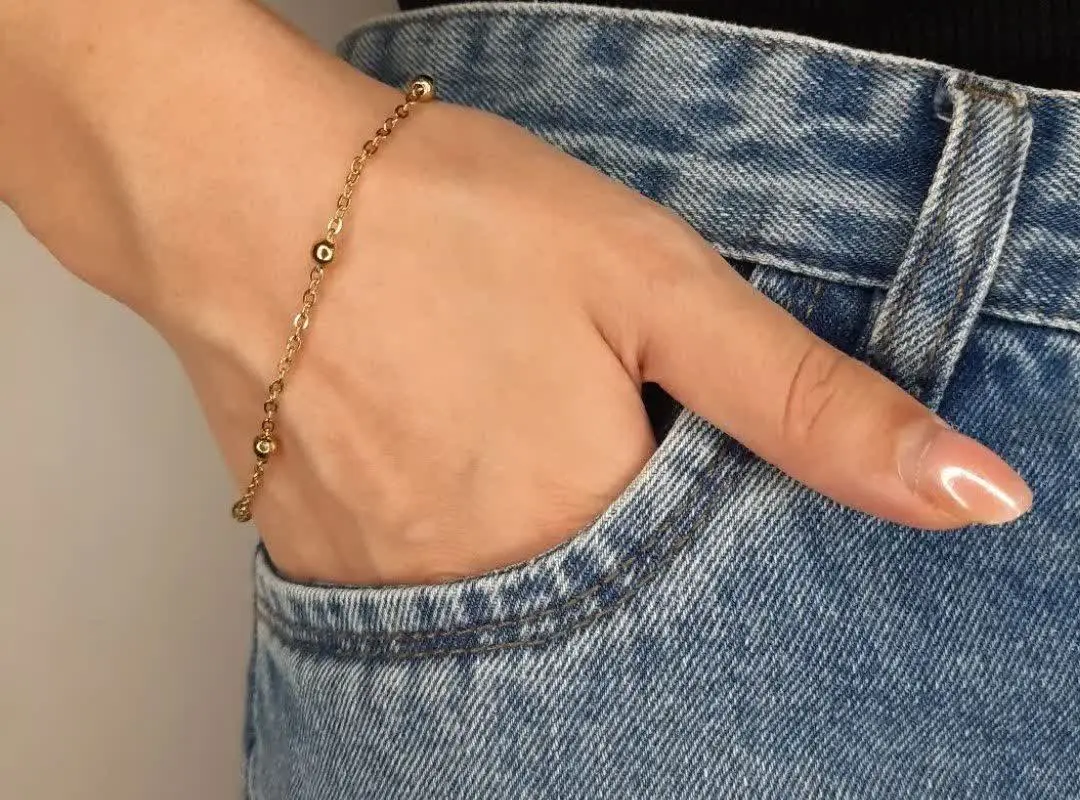 💍دستبند خلخال بسیار ظریف و...