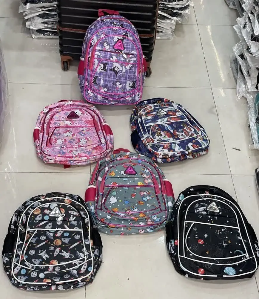 کوله مدرسه ای طرح دار چهارز...