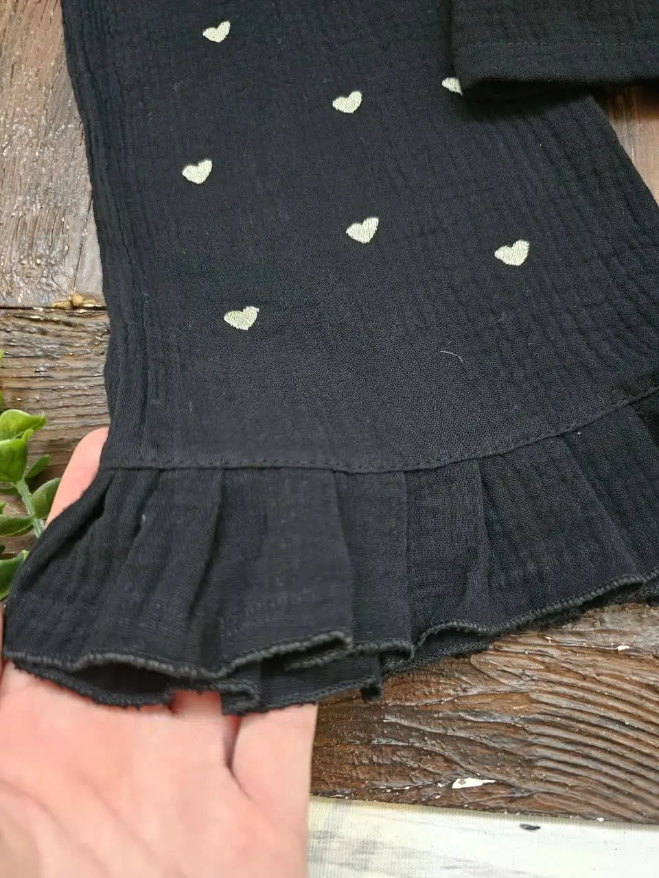 تیشرت و شلوار دخترانه قلب سفید
