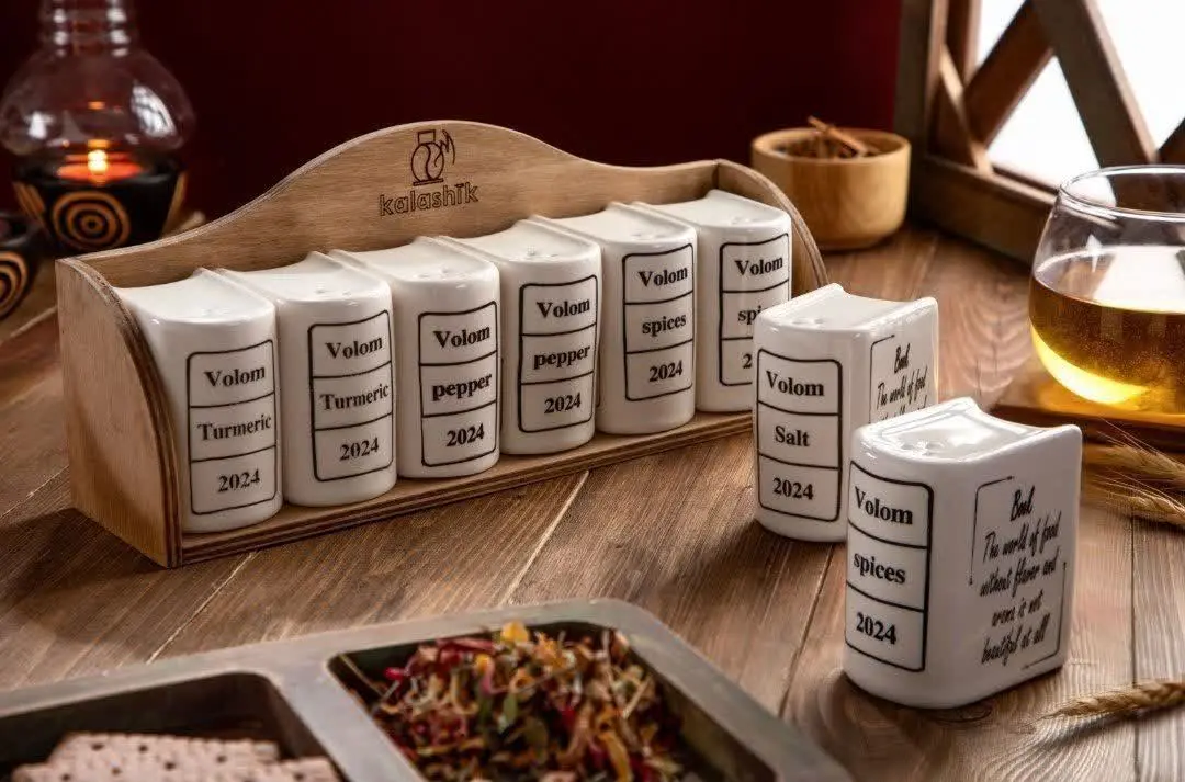 #ست ادویه کتابی ۶ عددی مرسانا
