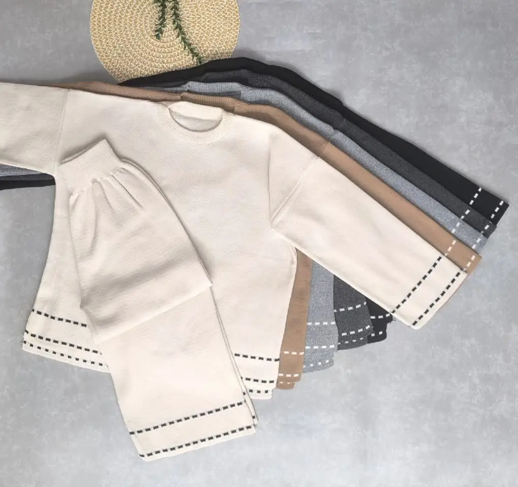 ✅ ست نقطه چین، بافت اکریلیک