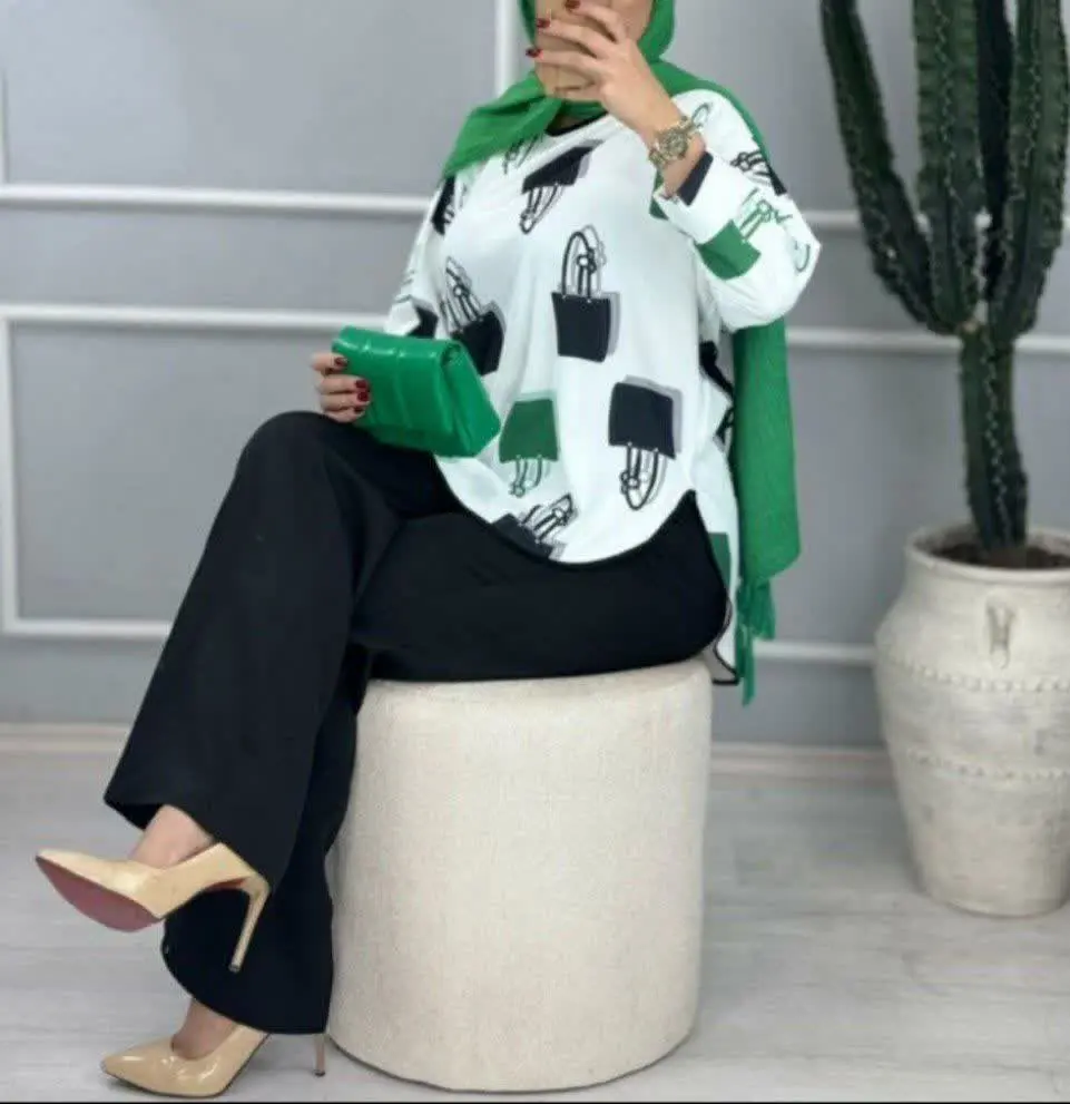 🔹نام: ست شومیز و شلوار روزا