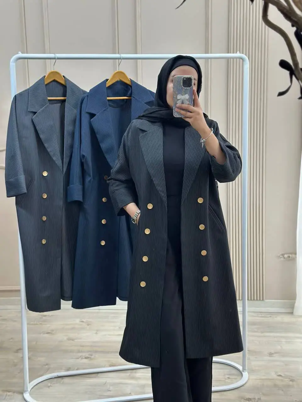 مانتو بلند افروز