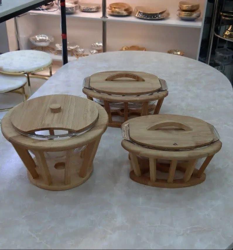 ست سوفله ۳تکه چوبی 
