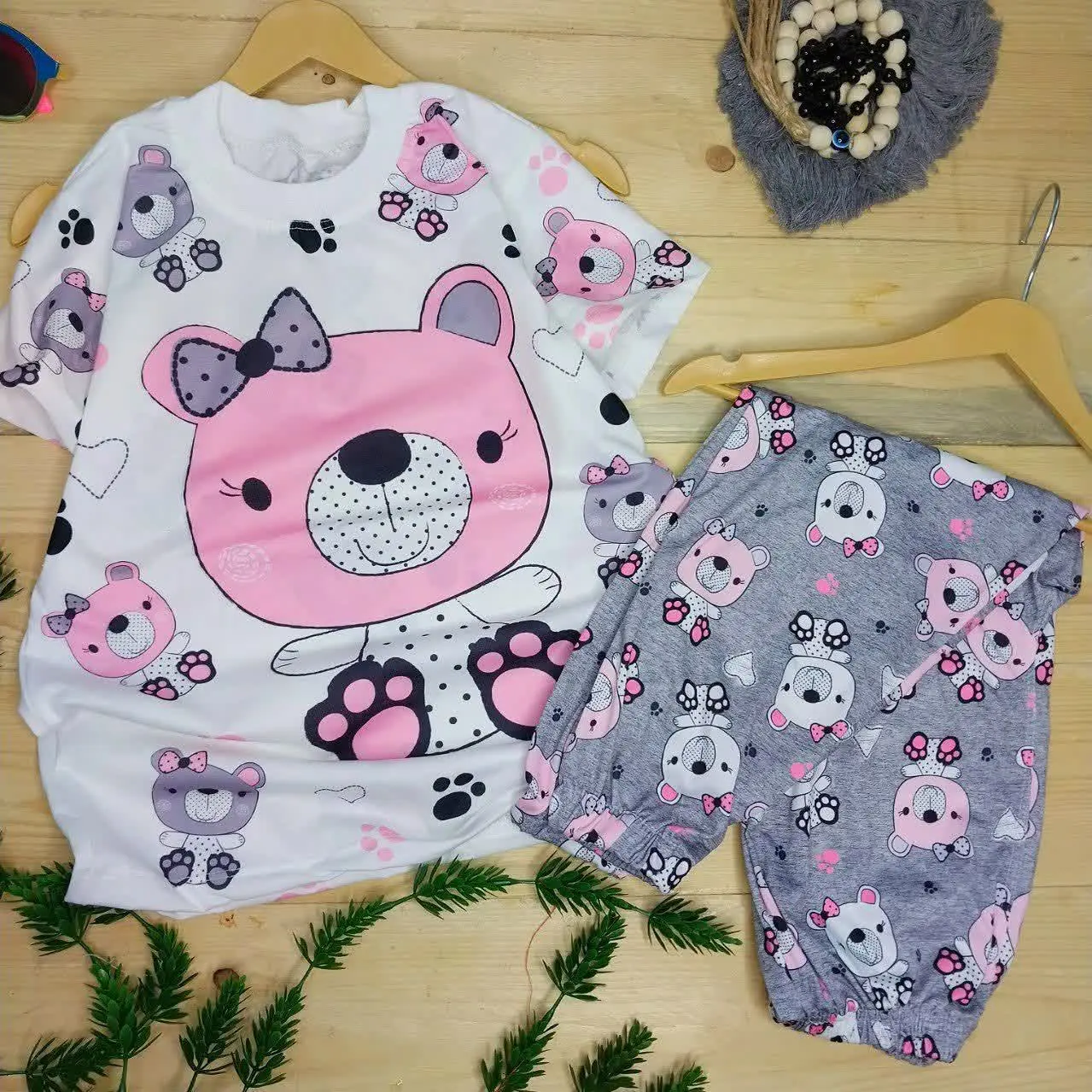 💞 ست تیشرت شلوار دخترانه جذاب💞
