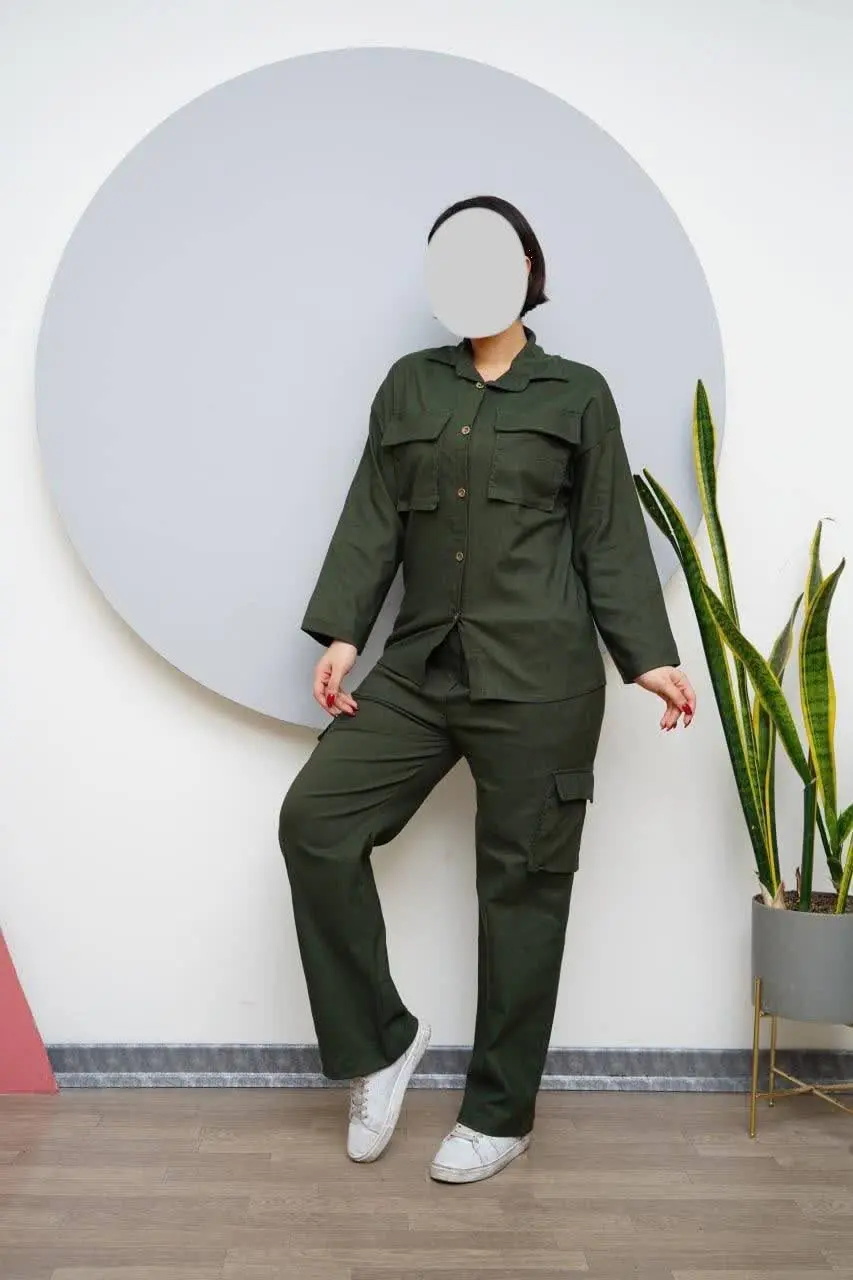 نام: ست مانتو شلوار کارگو ۱۳۴۹
