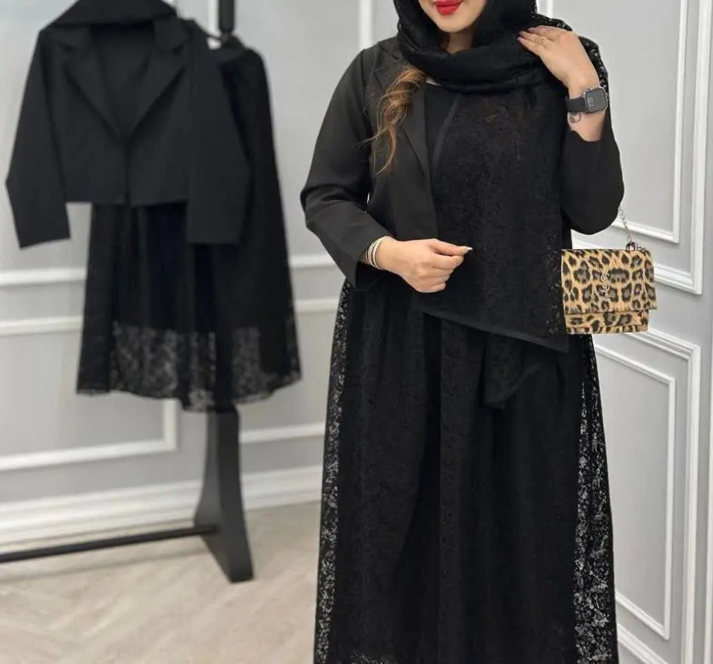 🔹نام: ست۳تیکه (شال,کت,دامن) 
