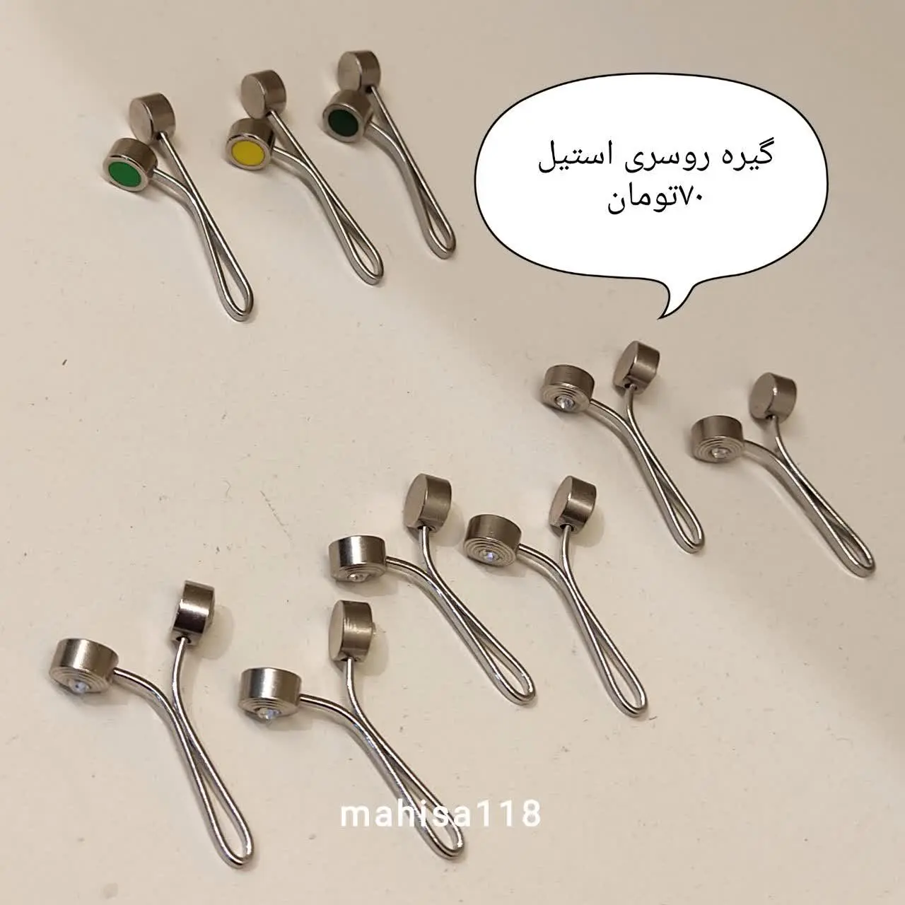 گیره روسری با کیفیت استیل