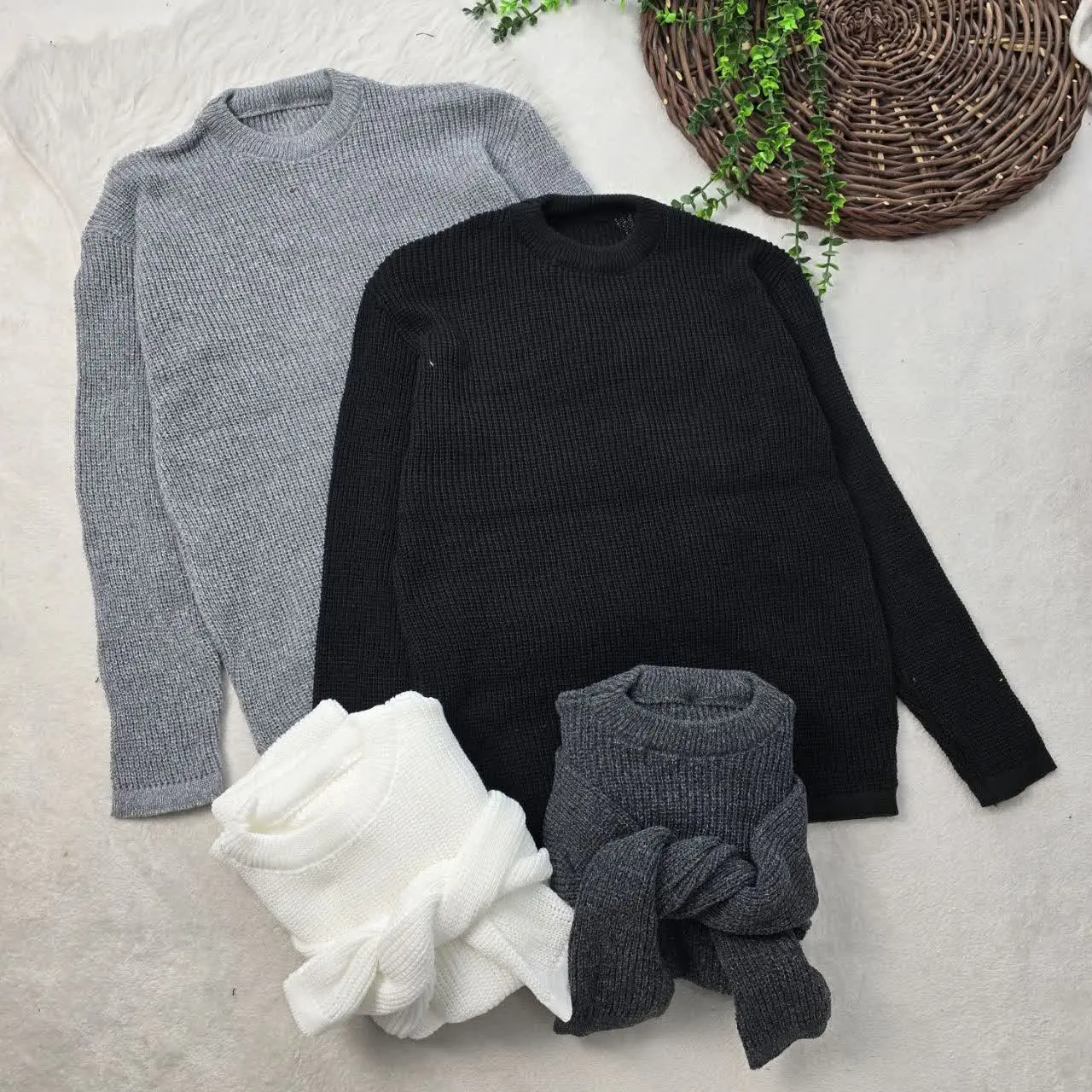 ❄️ نام: بافت یقه گرد
