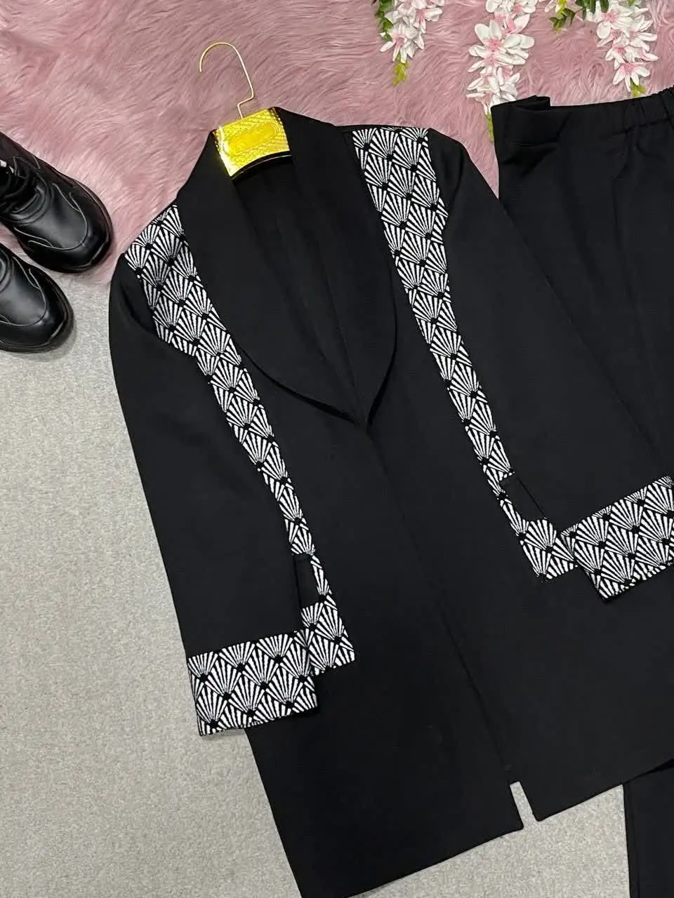 🛍نام: کت شلوار یقه آرشال جانان☘️
