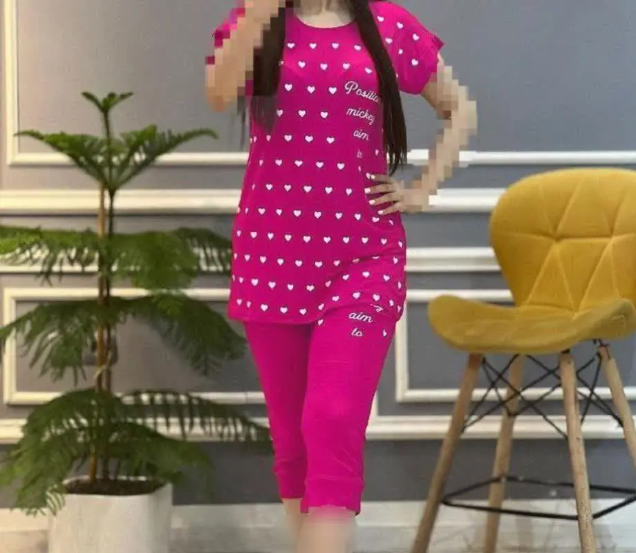 ❤️نام: تیشرت و شلوارک مدل سوزان
