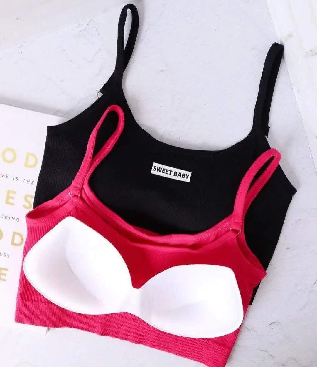 💞 ست نیم تنه و بایکر کبریتی😍