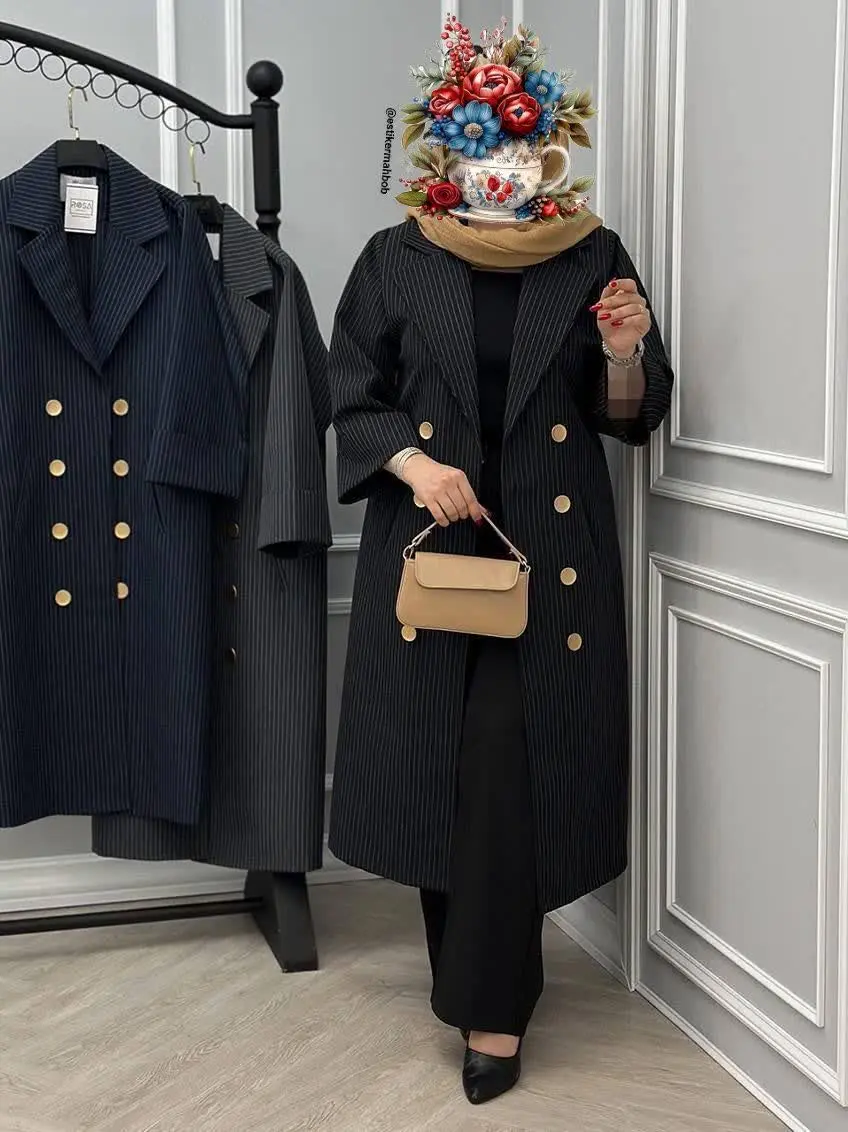 مانتو بلند افروز