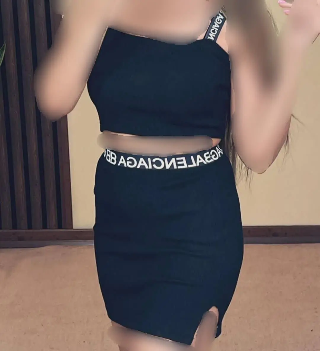 💞ست کراپ و دامن خاص و شیک💞
