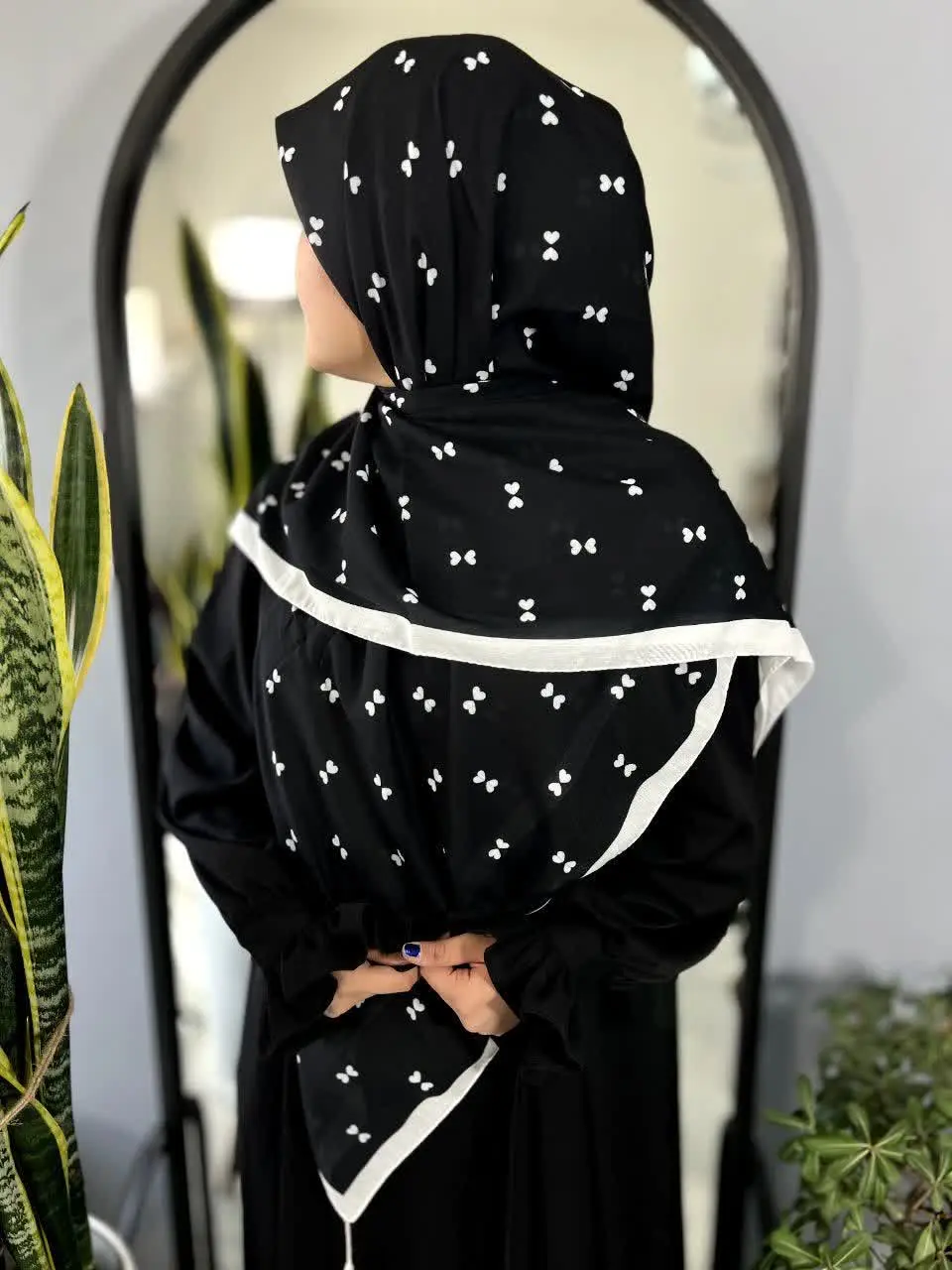 روسری طرح پاپیون منگوله دار🎀
