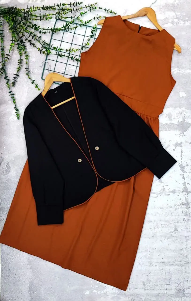 🦋نام مدل: ست سوران کت مشکی👗
