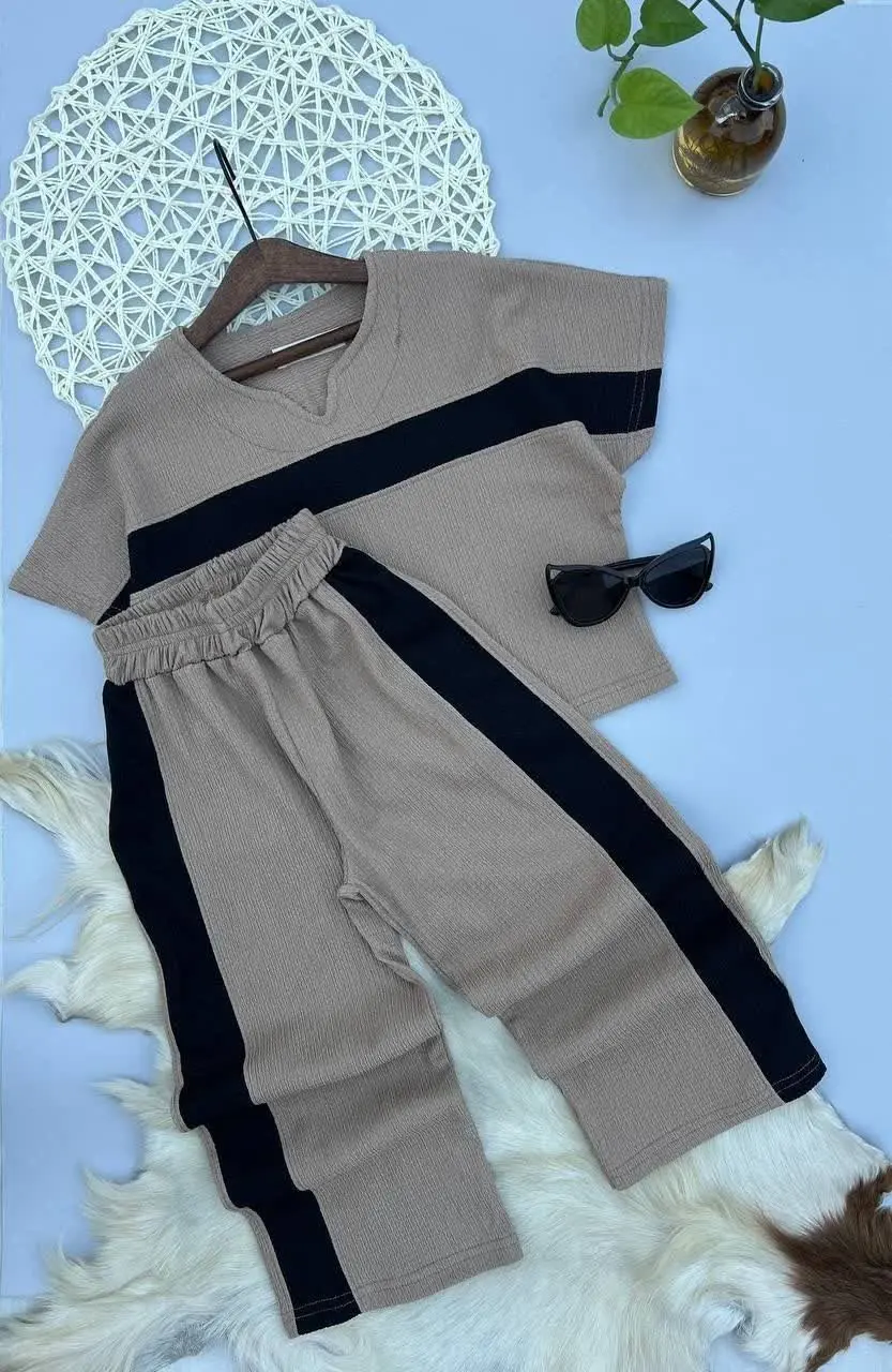 کراپ و شلوار کوبایی 
