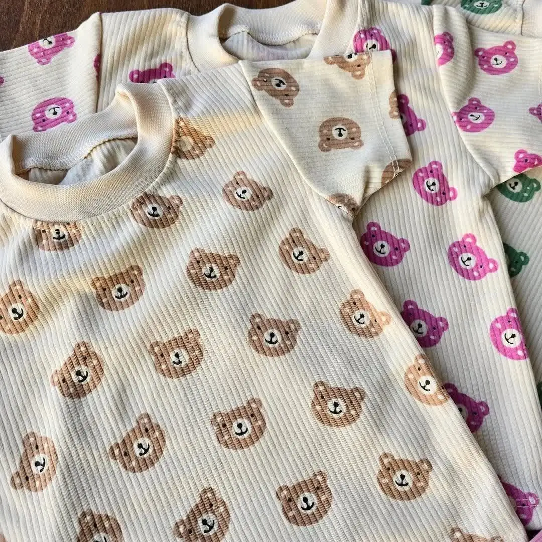 تیشرت شلوارک کبریتی خرس 
