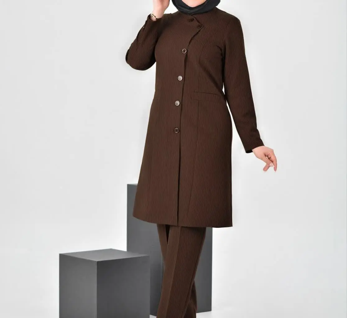 مانتو شلوار اداری پرند