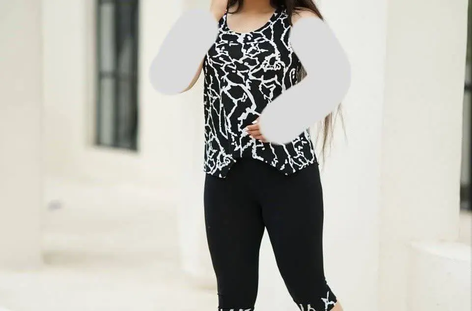 👚نام: تونیک شلوارک طرحدار
