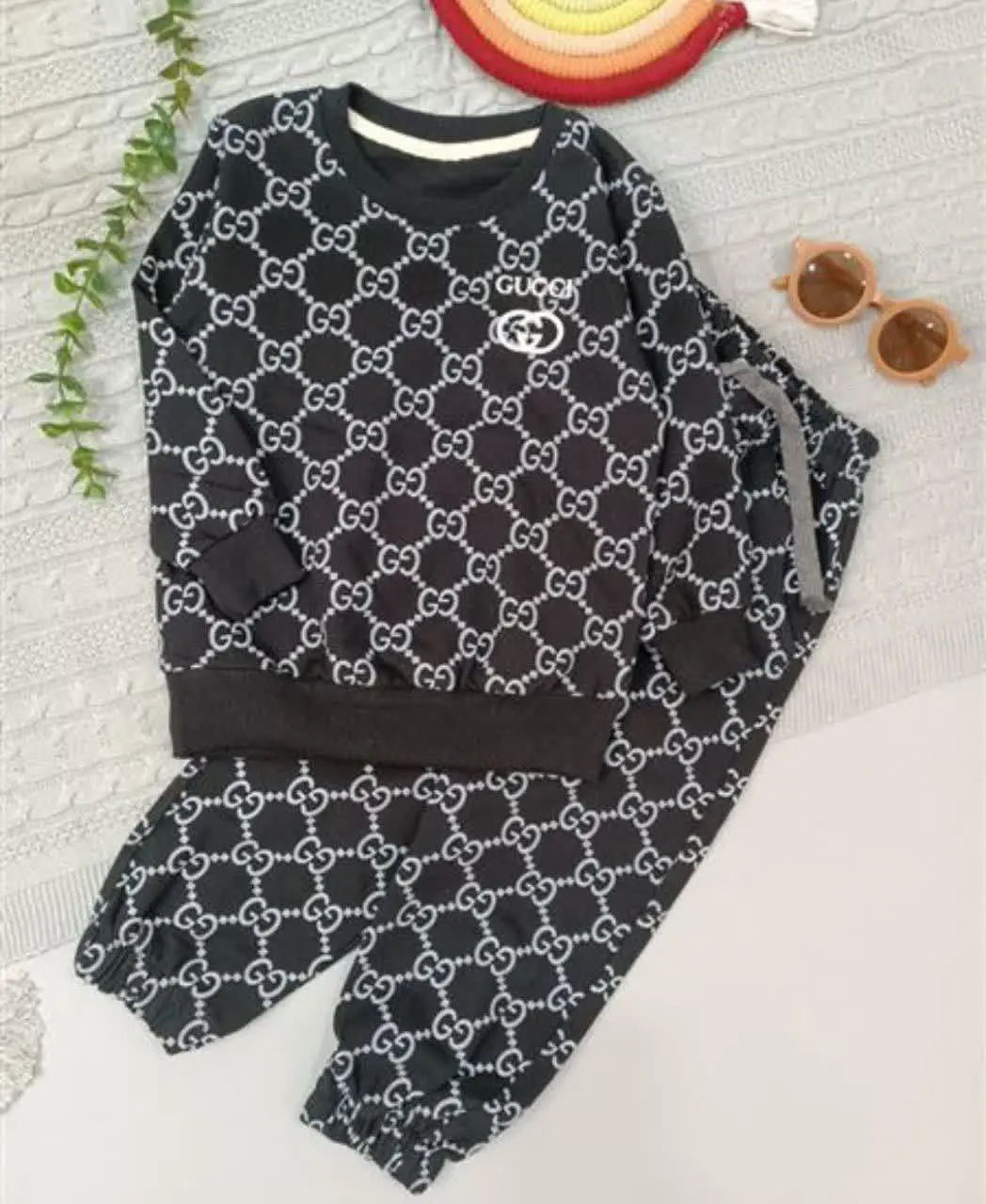 بلوز شلوار گوچی شطرنج