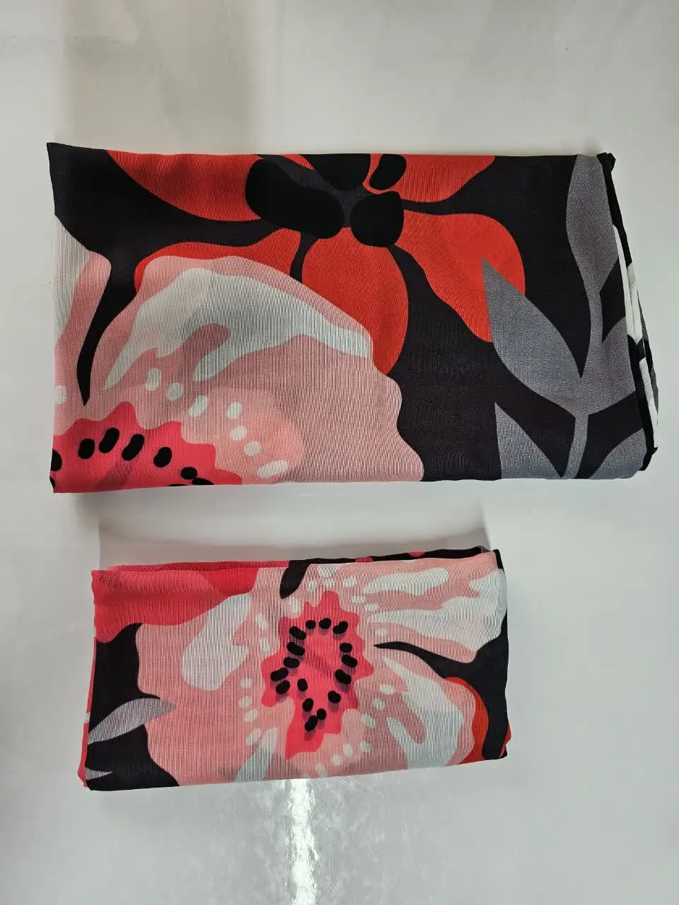 روسری ست مادر دختری نخی 
