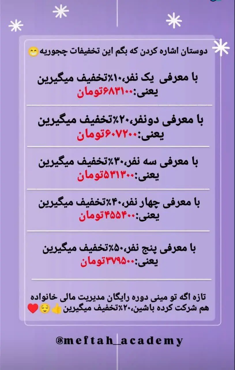 #آموزش #مدیریت_مالی #تربیت_اقتصادی #مفتاح 
