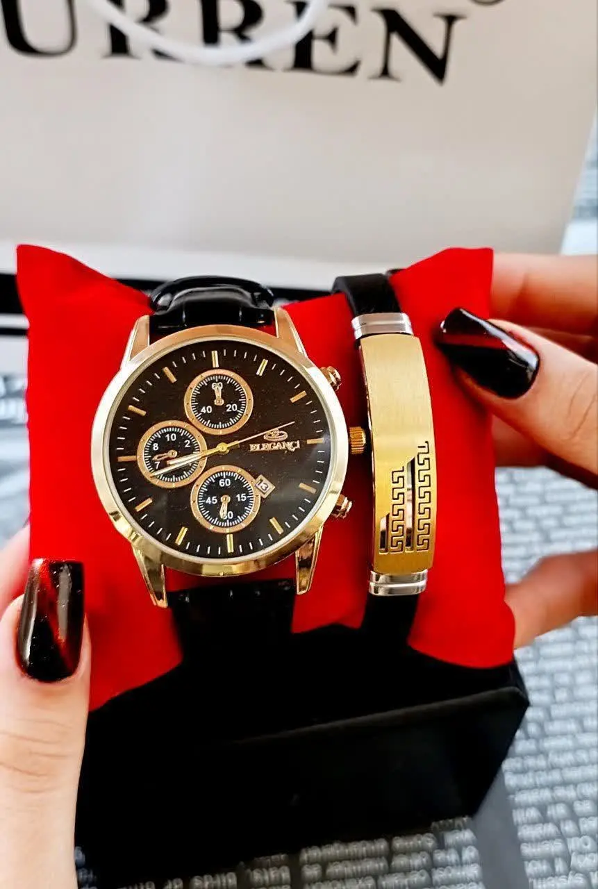 ♦️ ست ساعت و دستبندشیک مردانه