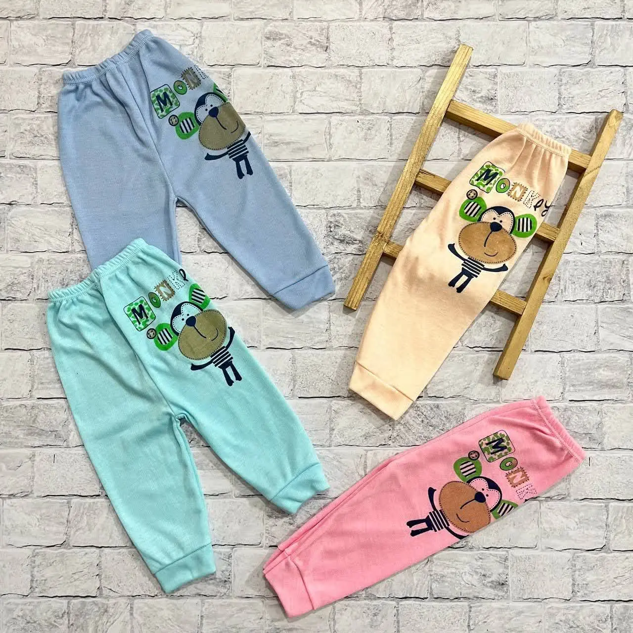 شلوار تک رنگ مانلی
