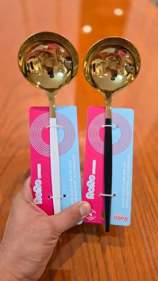 #ملاقه خورشت طلایی چینی🍓
