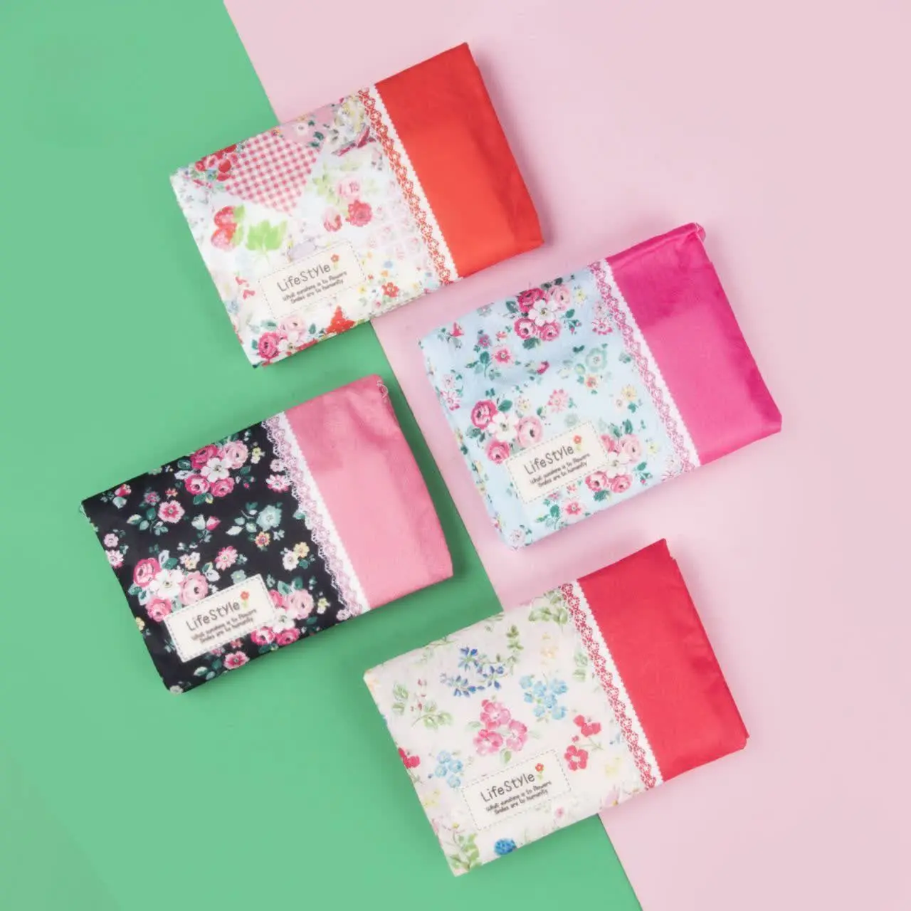 کیف دستمال کاغذی جیبی پارچه‌ای
