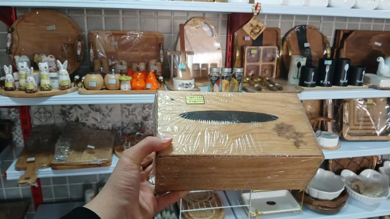 جعبه دستمال کاغذی شاخ گوزنی
