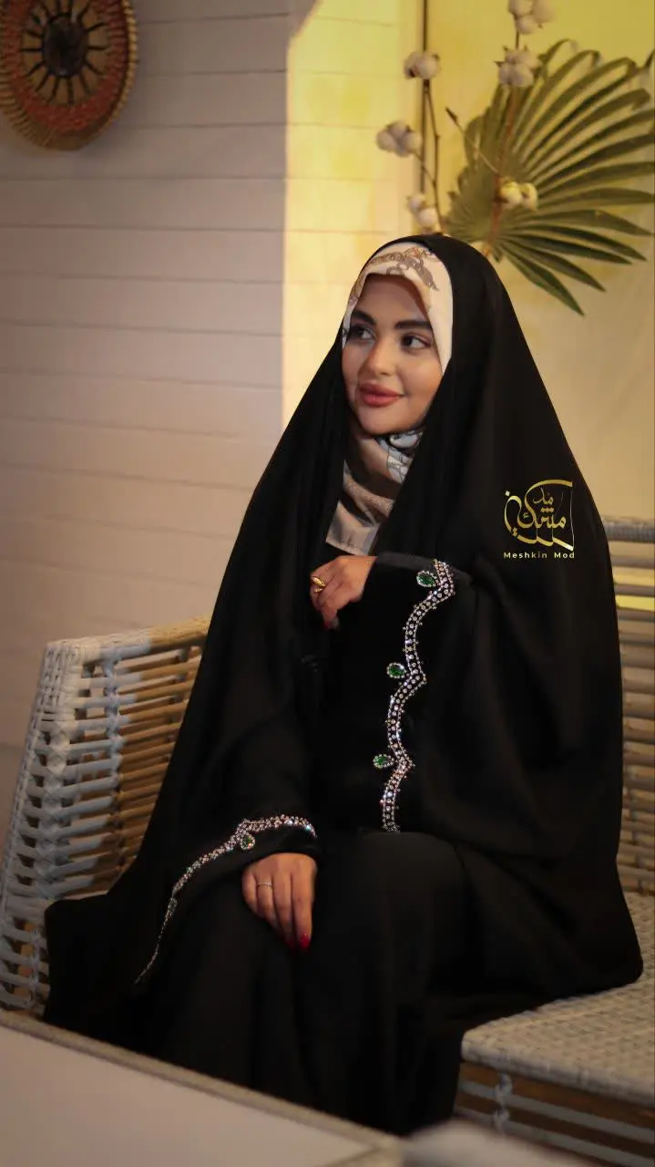 چادر یاسمین جواهردوزی طهورا 
