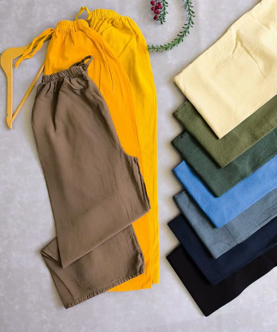 ✅شلوار پرطرفدار الیاف طبیعی 
