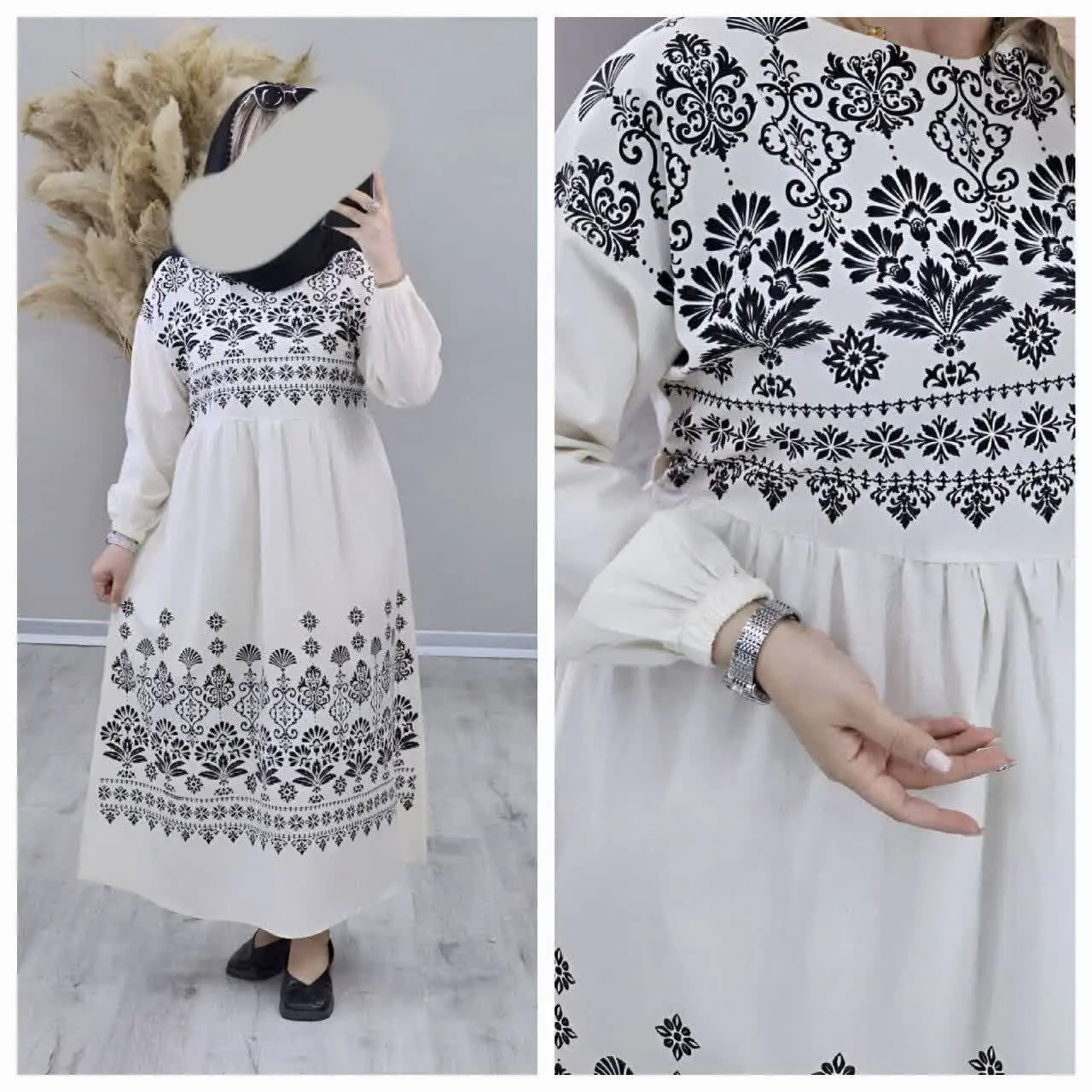 #پیراهن #ساحلی گل افشان
