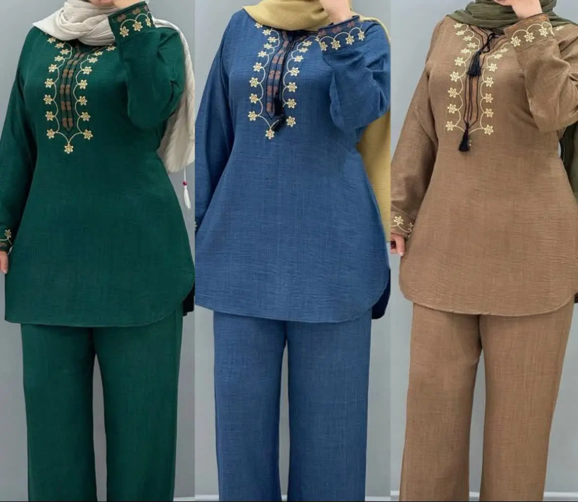 🔹نام: ست تونیک شلوار شرمین