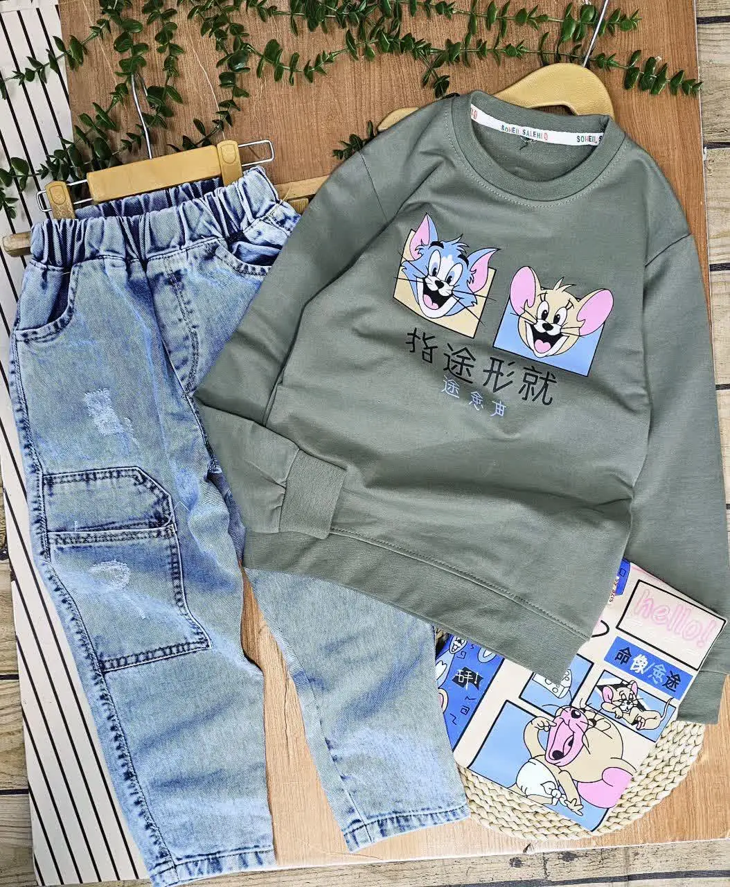 بلوز شلوار اسپرت بچگانه تام...