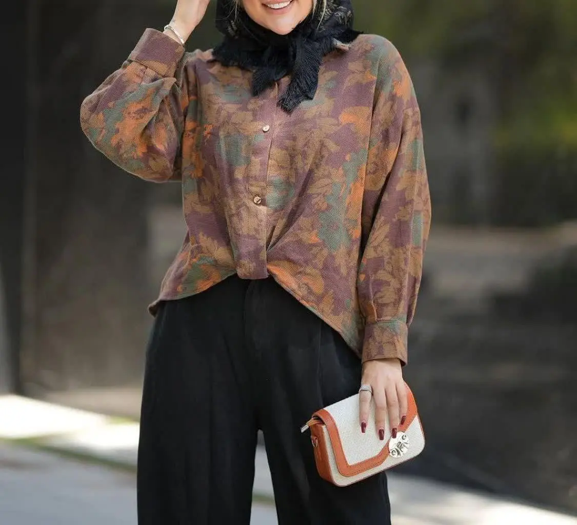 ترکیب این شومیز ایتالیایی با شلوار ادایی سیلک بینظیره😍😍
