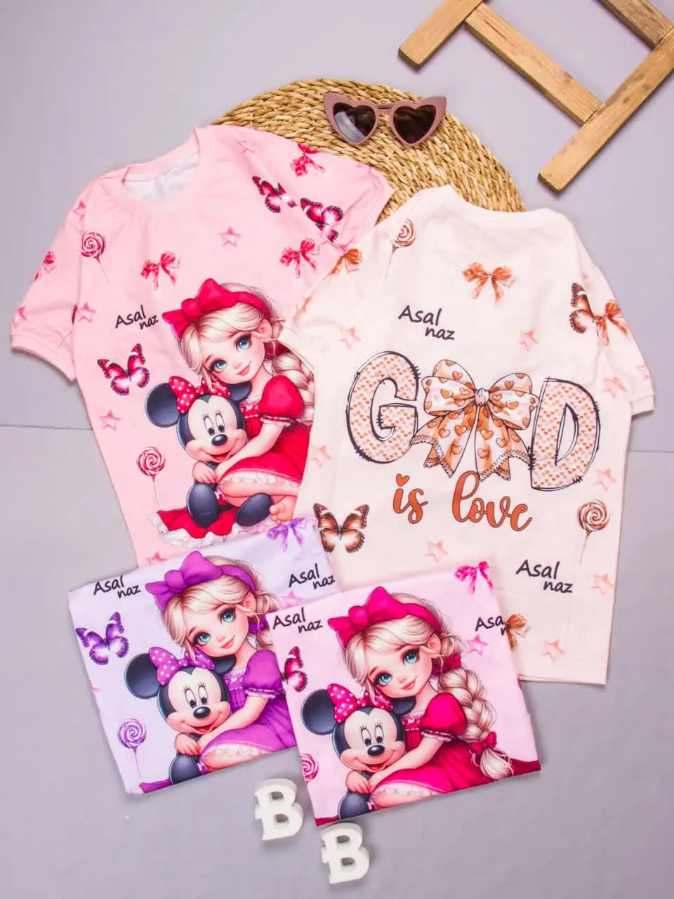 💢تیشرت تک دختر میکی💢
