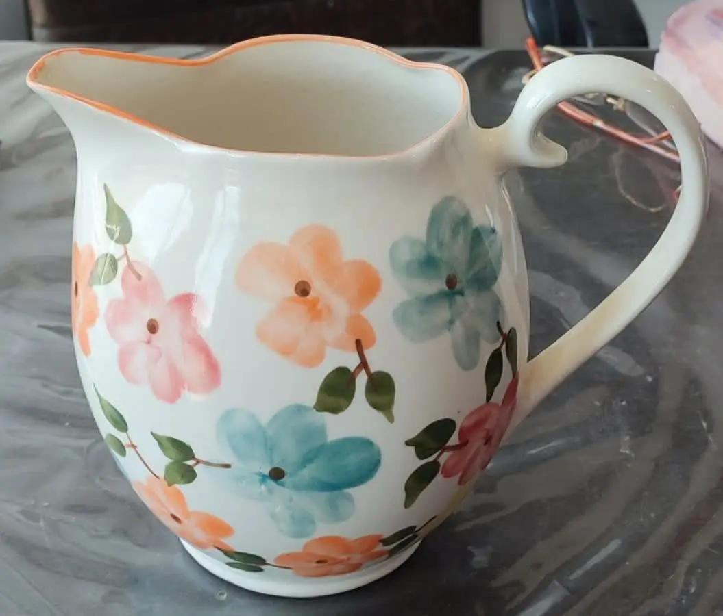 پارچ اب بزرگ گلدار
