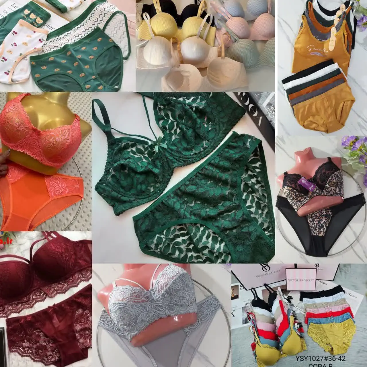 فروش عمده و تک لباس زیر 😍
