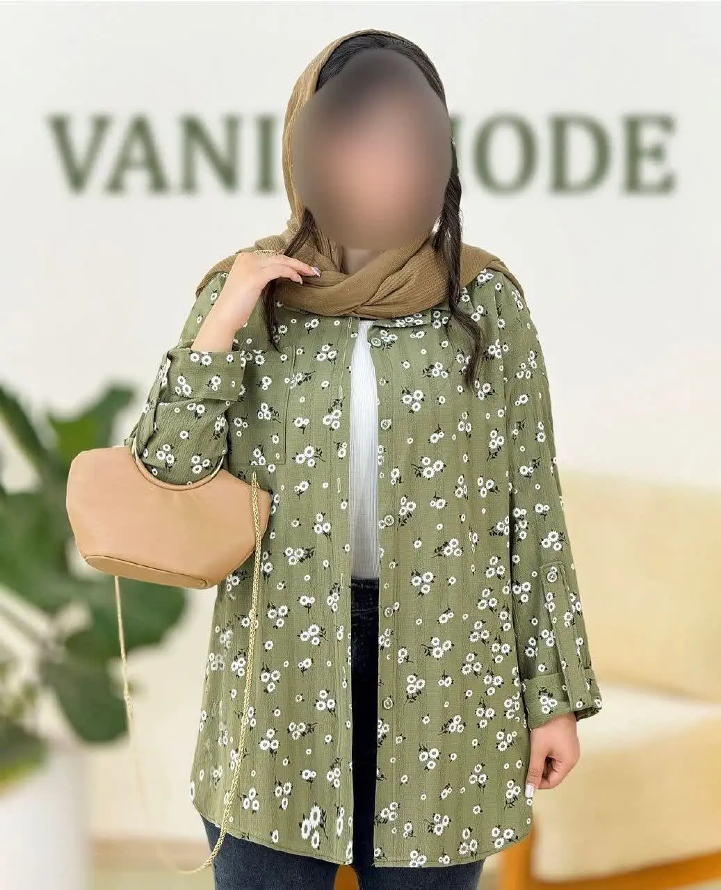 نام: تونیک مانتویی تاج گل
