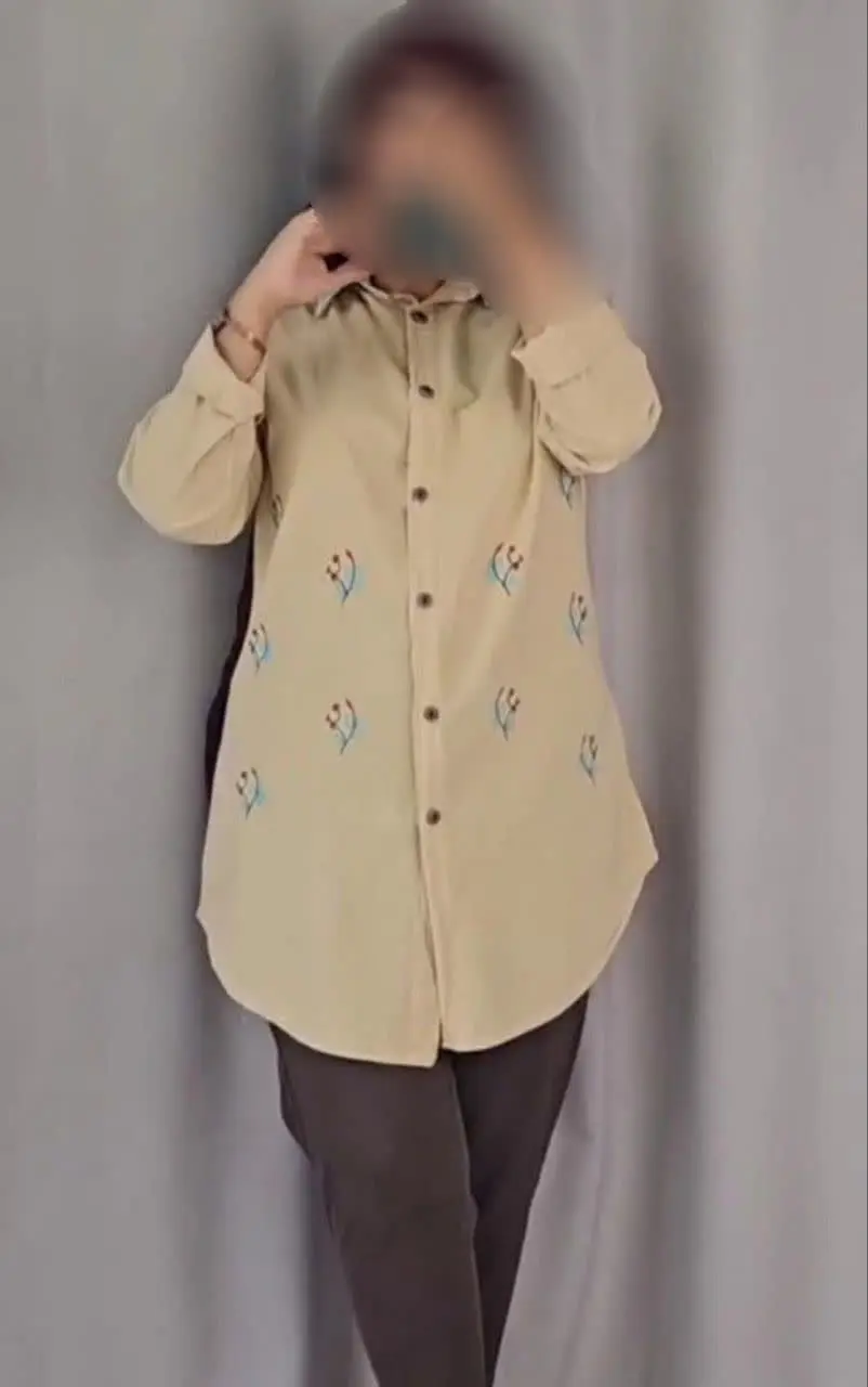 برای مشخص شدن کیفیت پارچه وگلدوزی عکس از نزدیک گرفتیم براتون
