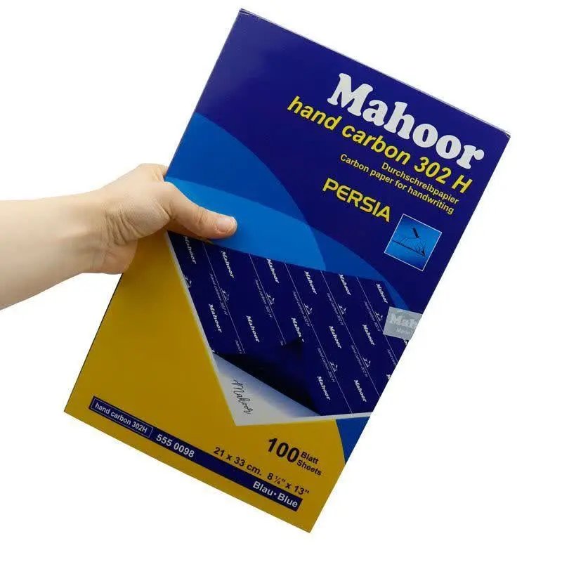 کاربن آبی سایز A۴ ماهور
