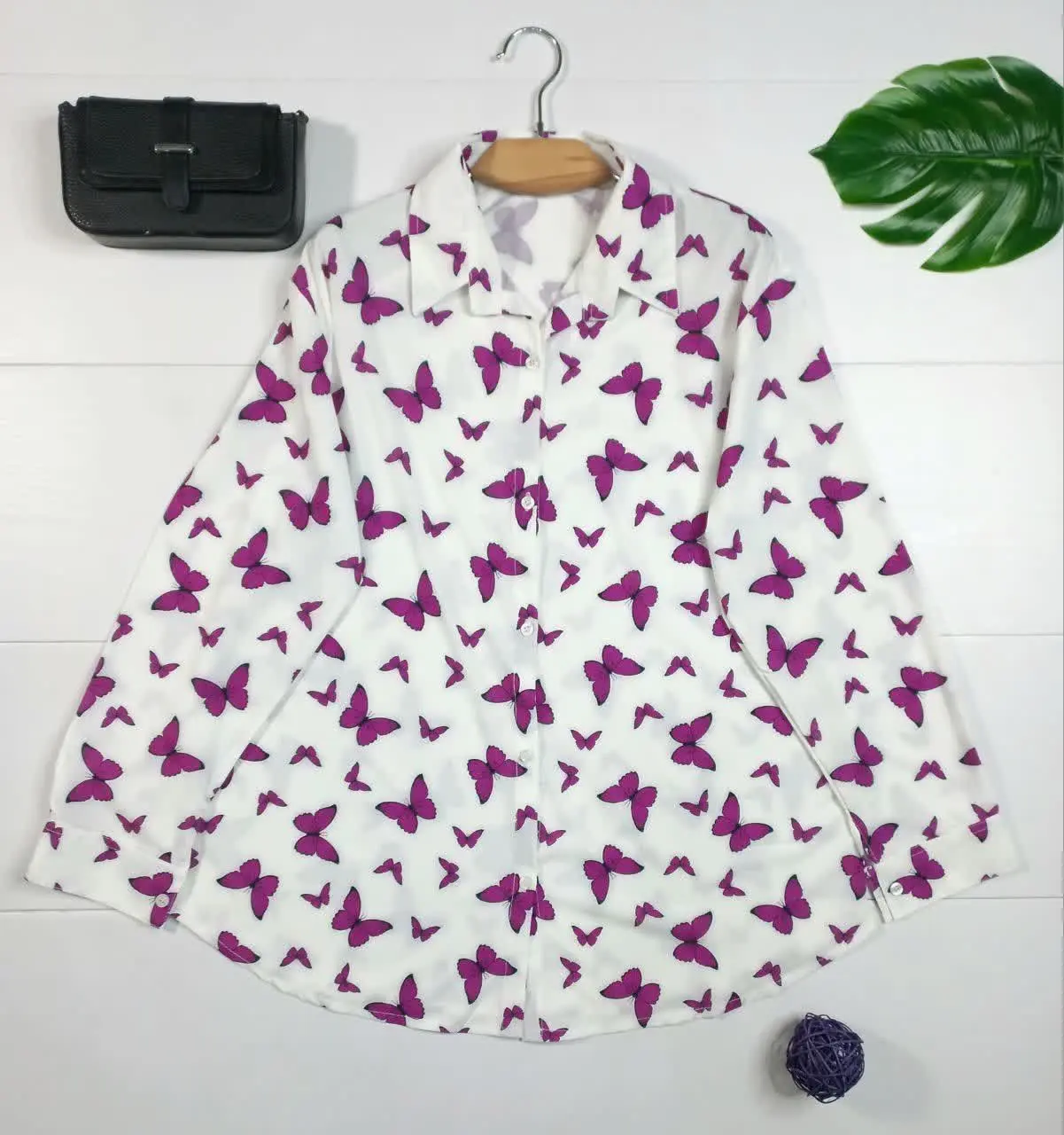 ☔️شومیز پروانه 
