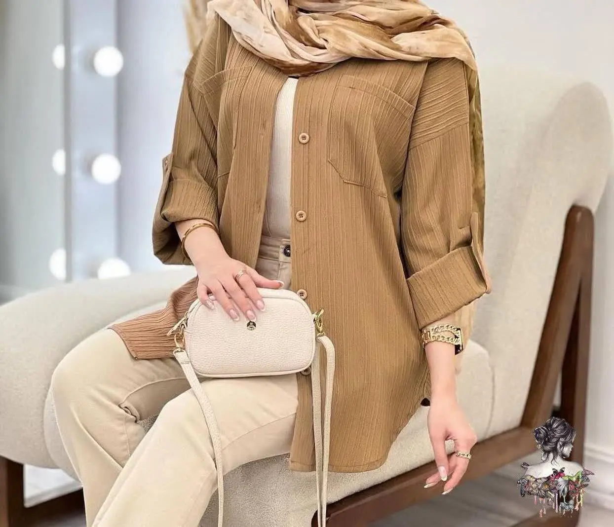 🖋نام: شومیز مانتویی فانی
