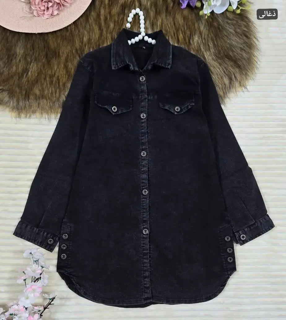 نام: مانتو لی بغل دکمه
